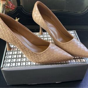 Amazon Tan Textured Women's Heels